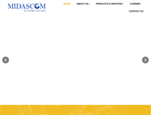 Tablet Screenshot of midascom.com.my